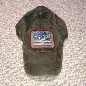 American flag / dear skull Hat